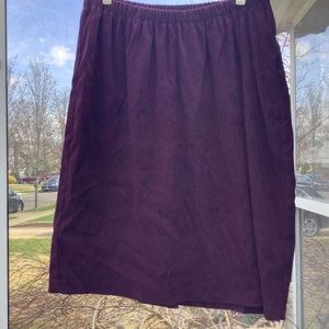 Elastic waistband Plus size 20W skirt